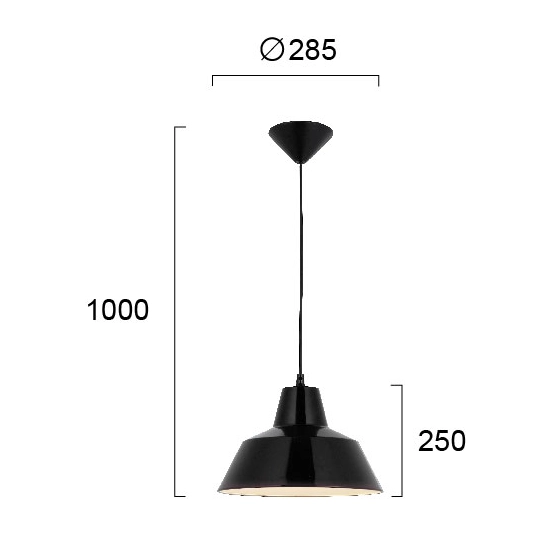 Lampa wisząca VERSO LNV2065014 Lunaveri