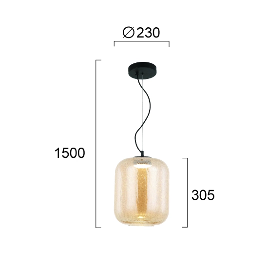 Lampa wisząca AVOLA LNV2068134 Lunaveri