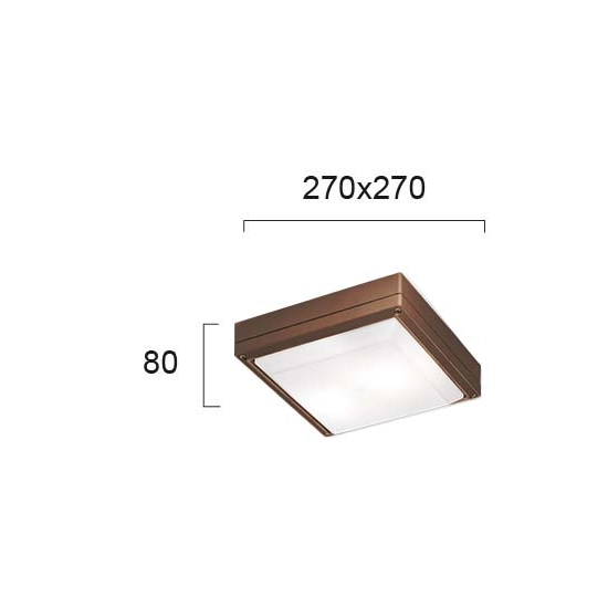 Plafon zewnętrzny SECOLO LNV3039404 Lunaveri