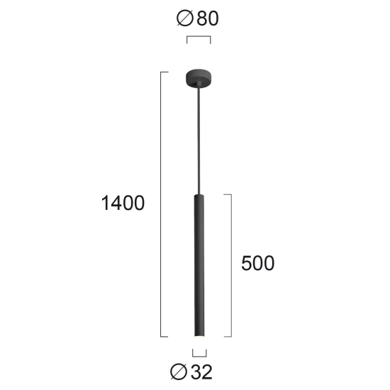 Lampa wisząca SFAVILLA LNV3071024 Lunaveri