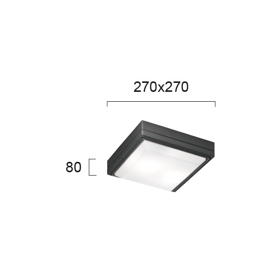Plafon zewnętrzny SECOLO LNV4039404 Lunaveri