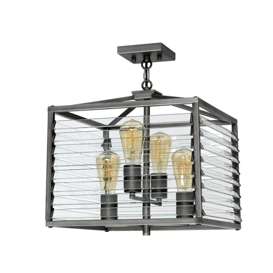 Lampa wisząca Louvre – 4 źródła światła LOUVRE-4P Elstead Lighting
