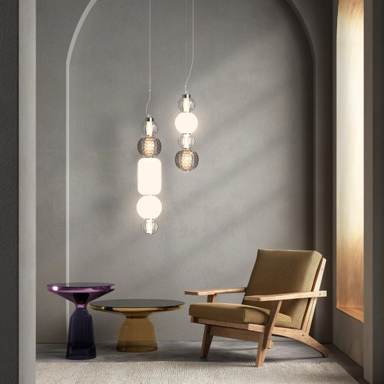 Lampa wisząca Collar P069PL-L17CH3K Maytoni - zdjęcie dodatkowe 7