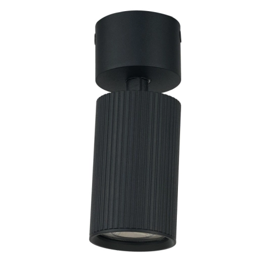 LUCAS RIBBED 9 DOWNLIGHT GU10 BK SET AZ6493 AZZARDO