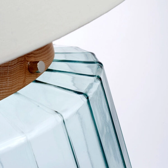 Lampa stołowa Luga – 1 źródło światła – Bezbarwne szkło LUGA-TL-NATURAL Elstead Lighting