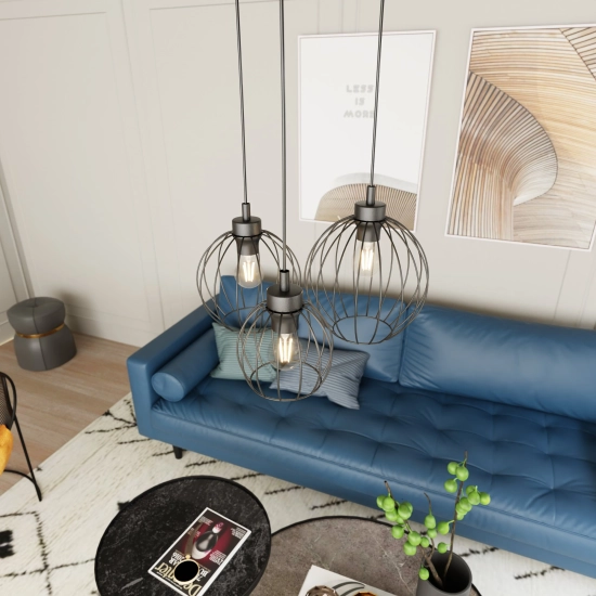 Lampa wisząca NANDO 3PREM BL 1369/3PREM EMIBIG Lighting