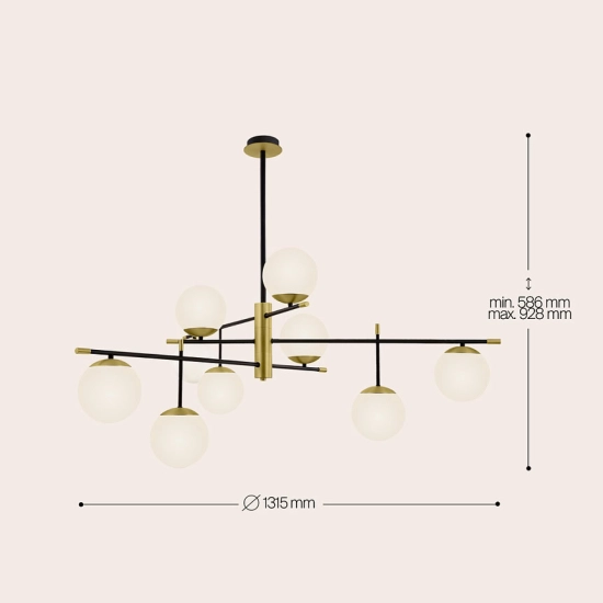 Lampa wisząca Nostalgia MOD048PL-09G Maytoni - zdjęcie dodatkowe 5