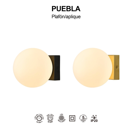 Lampa sufitowa/ścienna Mantra Puebla 8889MA - zdjęcie dodatkowe 2