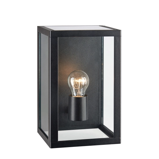 Kinkiet PELHAM 107113 Markslojd 1xE27 czarny IP44
