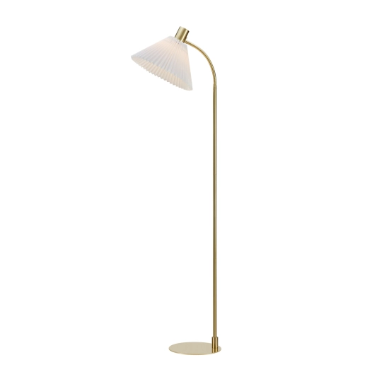 Lampa podłogowa MIRA 108569 Markslojd 1xE27 mosiądz