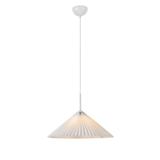 Lampa wisząca PLISADO 108711 Markslojd 1xE27 biały