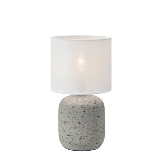 Lampa stołowa MONTAGNA 108861 Markslojd 1xE14 szary/biały