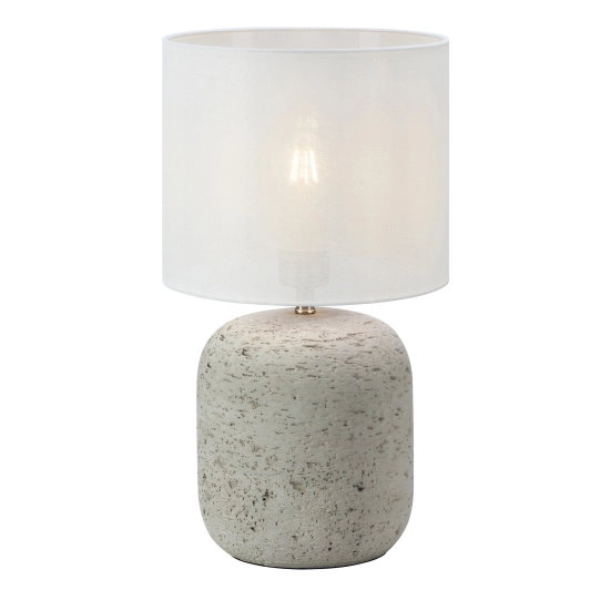 Lampa stołowa MONTAGNA 108862 Markslojd 1xE27 szary/biały