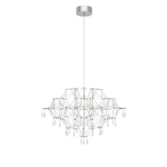 Lampa wisząca EFESOS 108870 Markslojd LED srebrny/transparentny