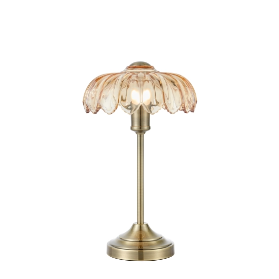 Lampa stołowa KURAGE 109180 Markslojd 1xE27 bursztynowy