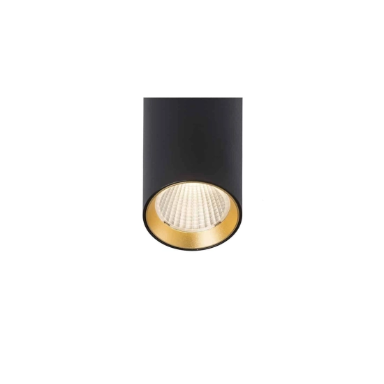 MAVRO wisząca czarna/złota 230V LED 12W 38° 3000K R12992 Rendl light studio