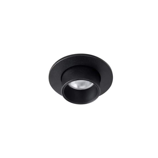 Lampa Sufitowa Halo E Black Podtynkowa H0129 MaxLight