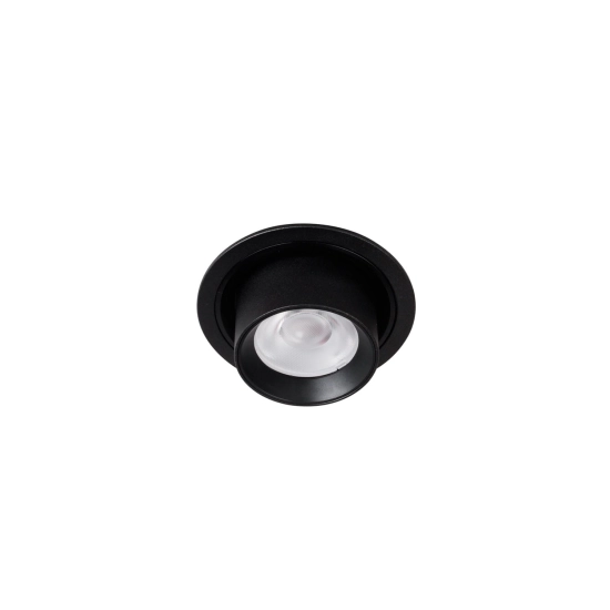 Lampa Sufitowa Halo F Black Podtynkowa H0131 MaxLight