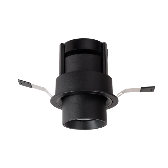 Lampa Sufitowa Halo F Black Podtynkowa H0131 MaxLight - zdjęcie produktu