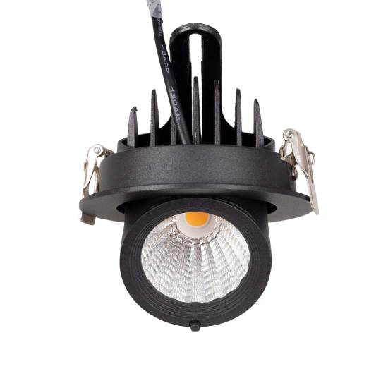 Oprawa Wpustowa Rubio 10W Czarna H0133 MaxLight