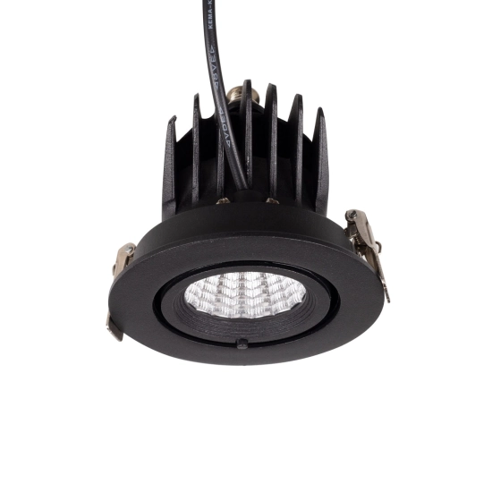 Oprawa Wpustowa Rubio 10W Czarna H0133 MaxLight