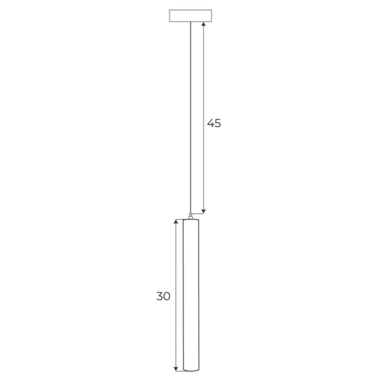 Magnetic M0012D Lampa Wisząca Magnetyczna System Dali 5W 361LM 3000K Maxlight