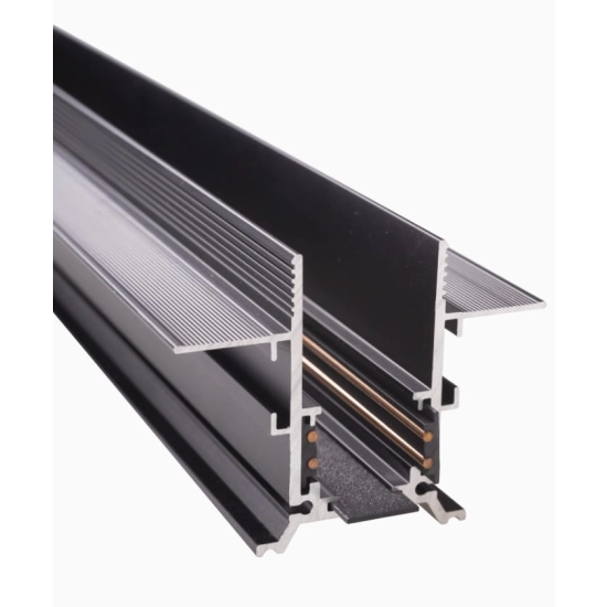 Magnetic MT0007 Szyna Magnetyczna Podtynkowa 2m Czarna Maxlight - zdjęcie produktu