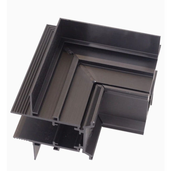 Magnetic MT0009 Kątownik czarny do użycia przy uskoku na suficie Do szyn MT0006, MT0007 Maxlight - zdjęcie produktu