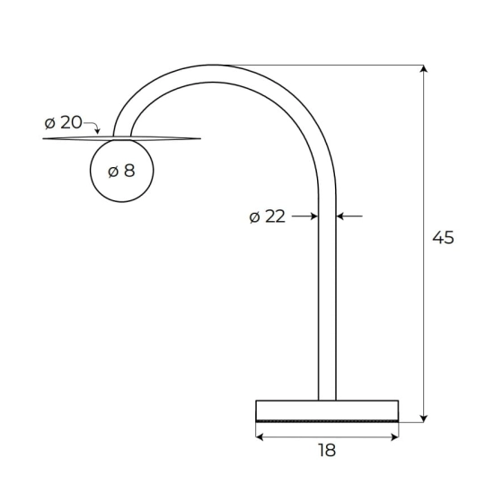Lampa Stołowa Enigma Czarna T0053 MAXLIGHT