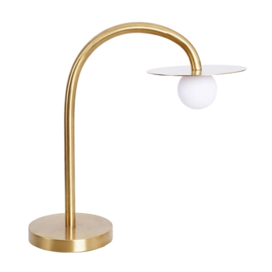 Lampa Stołowa Enigma Złota T0054 MAXLIGHT