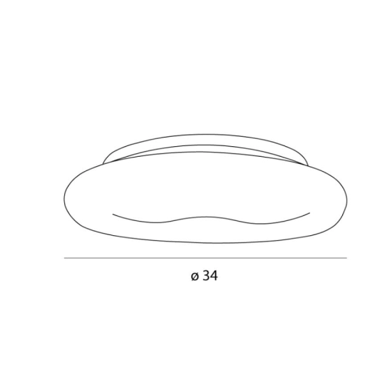 Plafon Duo 34cm C0233 MaxLight