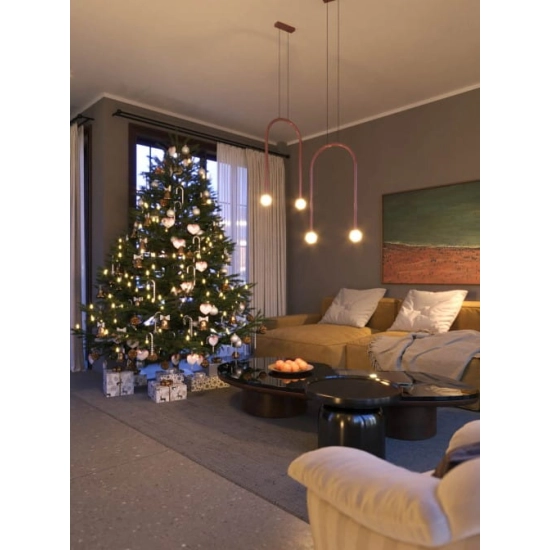 Lampa Wisząca Enigma Czerwona P0523 MaxLight