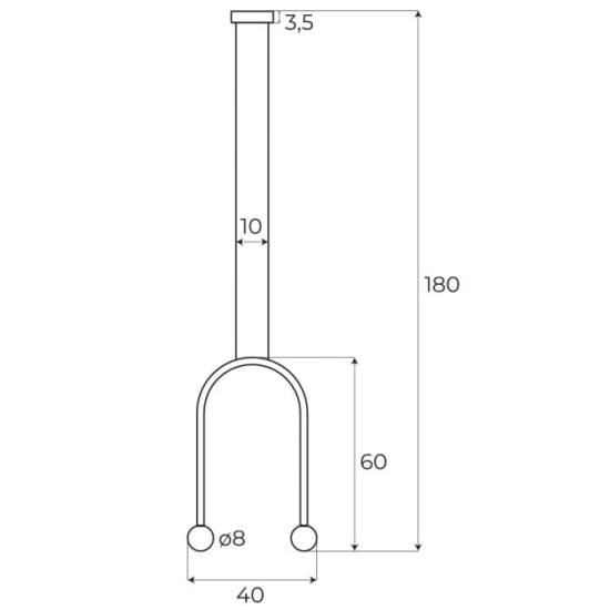 Lampa Wisząca Enigma Czerwona P0523 MaxLight