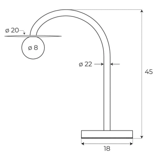 Lampa Stołowa Enigma Czerwona T0060 MaxLight