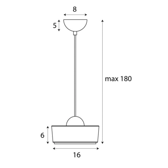 Lampa Wisząca Lipari I P0542 MaxLight