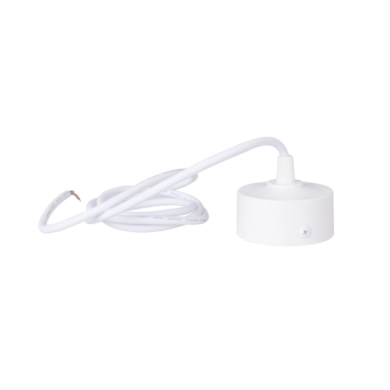 Magnetic MA0026 Podsufitka - adaptor do zewnętrznego przyłącza prądu do szyn magnetycznych, kolor biały Maxlight - zdjęc