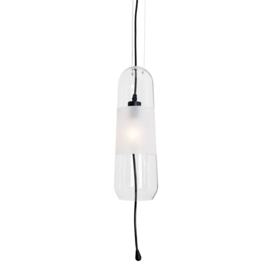 Lampa Wisząca Mauri 1 Transparent Glass P0588 MaxLight