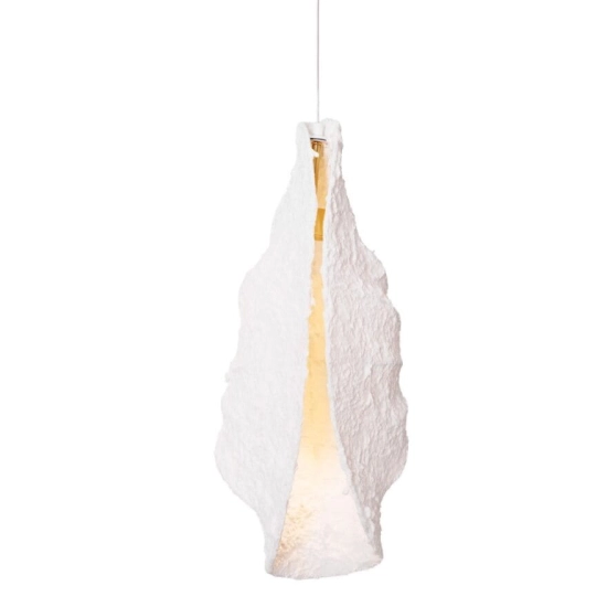 Lampa Wisząca Concha Biała P0540 MaxLight