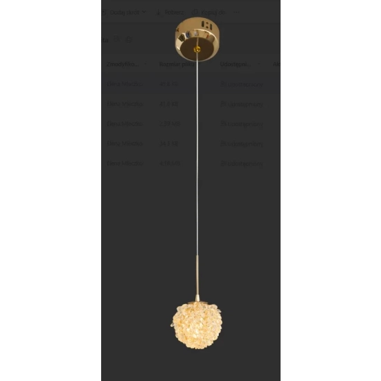 Lampa Wisząca Rita G9 P0679 MaxLight