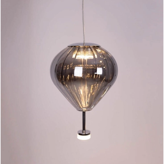 Lampa Wisząca Palloncini 1 Smoky Glass P0576 MAXLIGHT