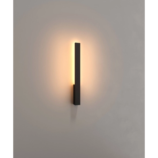 Lampa Zewnętrzna Kaprun 6W Czarna IP65 W0458 MaxLight