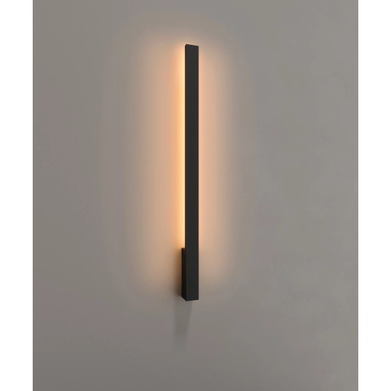 Lampa Zewnętrzna Kaprun 12W Czarna IP65 W0459 MaxLight