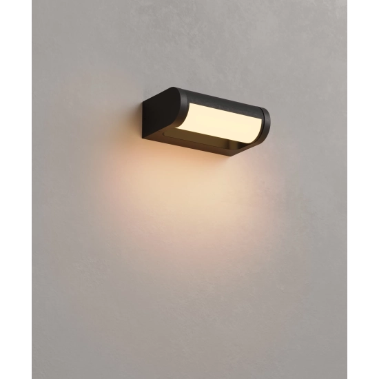 Lampa Zewnętrzna Solden 12W Czarna IP65 W0462 MaxLight