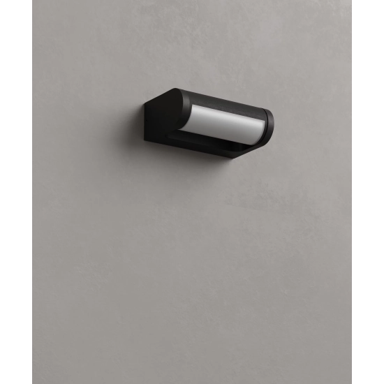Lampa Zewnętrzna Solden 12W Czarna IP65 W0462 MaxLight