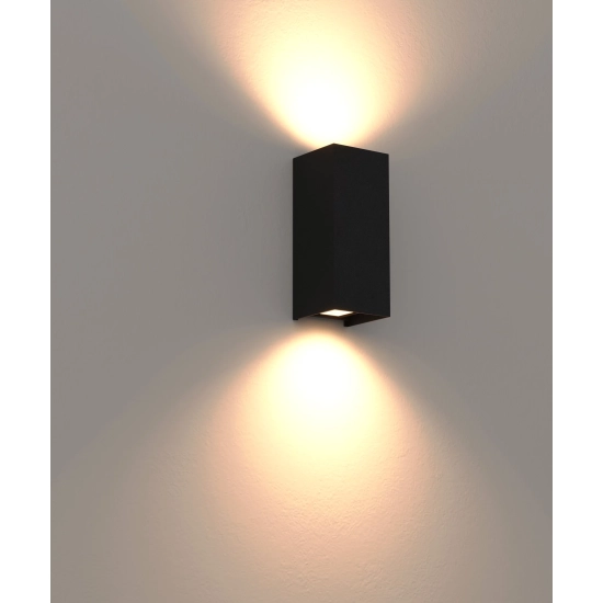 Lampa Zewnętrzna Zermat 12W Czarna IP65 W0467 MaxLight