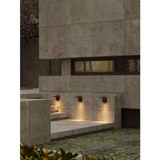 Lampa Zewnętrzna Z Czujnikiem Ruchu Ladis 20W Czarny IP65 W0471 MaxLight