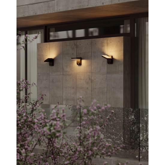 Lampa Zewnętrzna Z Czujnikiem Ruchu Ladis 20W Czarny IP65 W0471 MaxLight