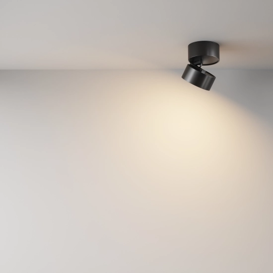 Plafon natynkowy Onda LED 12W 3000K czarny C024CL-12W3K-B-1 Maytoni - zdjęcie dodatkowe 3