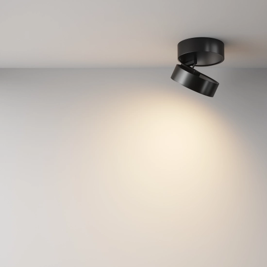 Plafon natynkowy Onda LED 18W 3000K czarny C024CL-18W3K-B-1 Maytoni - zdjęcie dodatkowe 1