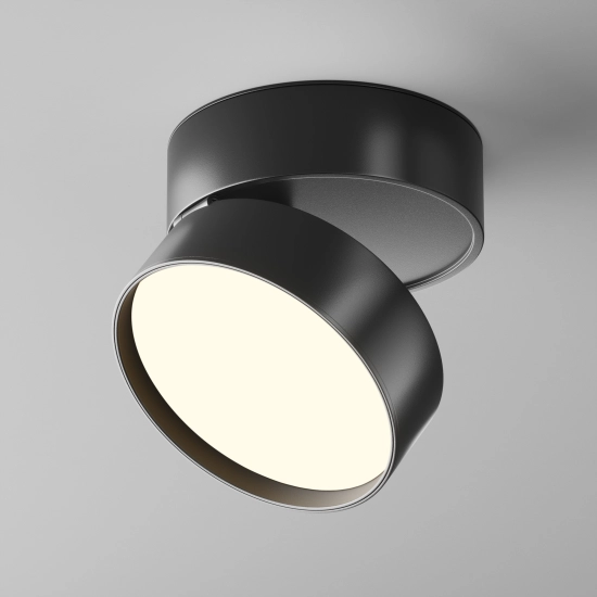 Plafon natynkowy Onda LED 18W 3000K czarny C024CL-18W3K-B-1 Maytoni - zdjęcie dodatkowe 2